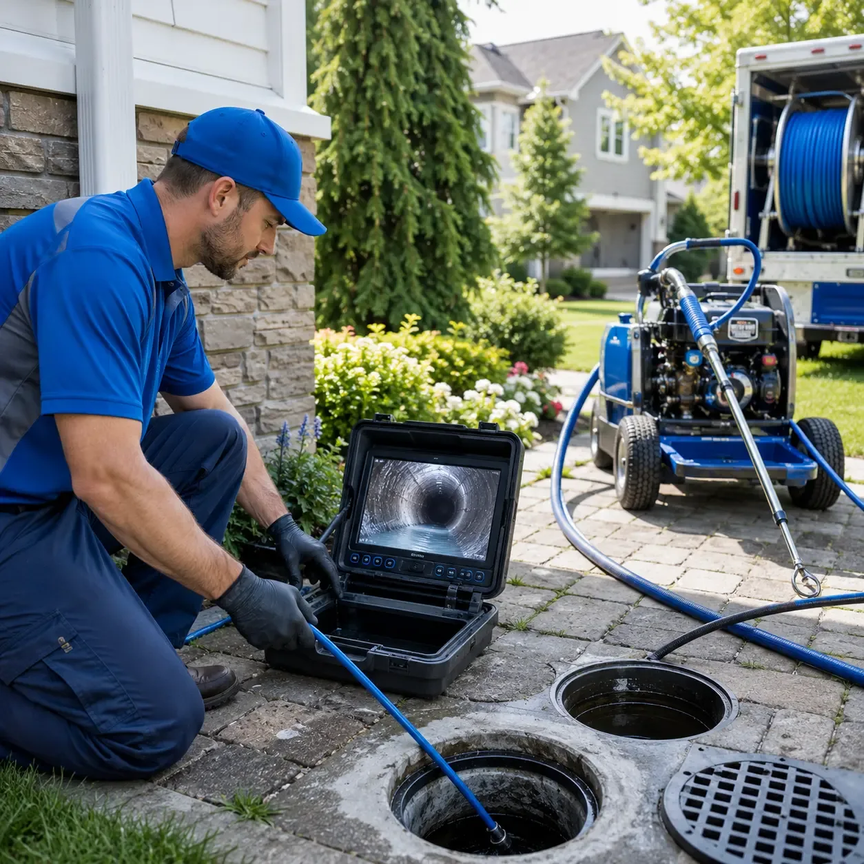 Outdoor drain cleaning professionals serving East Dixfield, ME